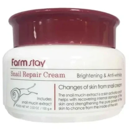 Farm Stay Snail Repair Cream 100g - Fresh Bloom Skin - Premium Skincare Solutions for Nourished, Hydrated, and Radiant Skin Every Day