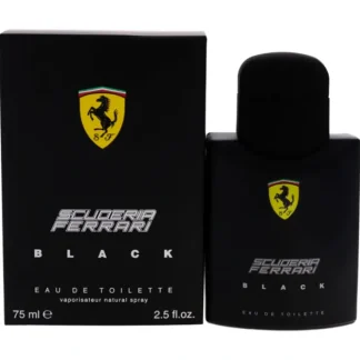 Ferrari Ferrari Black by Ferrari for Men - 2.5 oz EDT Spray - Fresh Bloom Skin - Premium Skincare Solutions for Nourished, Hydrated, and Radiant Skin Every Day