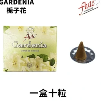 flute Natural Handmade India Incense Cone- Gardenia ? 10 pieces Fixed Size - Fresh Bloom Skin - Premium Skincare Solutions for Nourished, Hydrated, and Radiant Skin Every Day