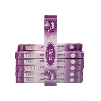 flute Wardrobe Fragrance Violet Long Dhoop Sticks- 12 Boxes Set 12 boxes set - Fresh Bloom Skin - Premium Skincare Solutions for Nourished, Hydrated, and Radiant Skin Every Day