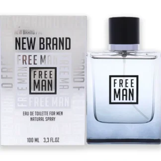 Free Man by New Brand for Men - 3.3 oz EDT Spray - Fresh Bloom Skin - Premium Skincare Solutions for Nourished, Hydrated, and Radiant Skin Every Day