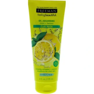 Freeman Feeling Beautiful Clay Mask Mint and Lemon by Freeman for Unisex - 6 oz Mask - Fresh Bloom Skin - Premium Skincare Solutions for Nourished, Hydrated, and Radiant Skin Every Day