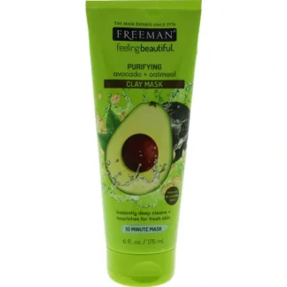 Freeman Purifying Avocado Plus Oatmeal Clay Mask by Freeman for Unisex - 6 oz Mask - Fresh Bloom Skin - Premium Skincare Solutions for Nourished, Hydrated, and Radiant Skin Every Day