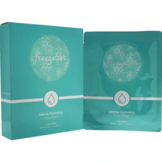Freeze 24.7 Intense Hydrating Face Mask by Freeze 24.7 for Unisex - 8 x 1 oz Gel Mask - Fresh Bloom Skin - Premium Skincare Solutions for Nourished, Hydrated, and Radiant Skin Every Day