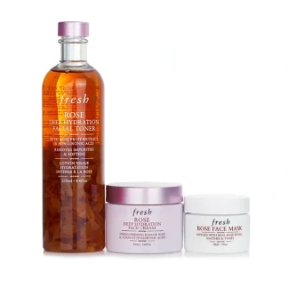 Fresh Rose Routine Trio Set: 3pcs - Fresh Bloom Skin - Premium Skincare Solutions for Nourished, Hydrated, and Radiant Skin Every Day