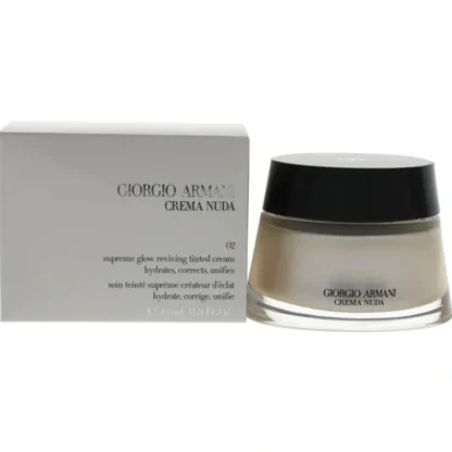 Giorgio Armani Crema Nuda - 02 by Giorgio Armani for Women - 1.69 oz Cream - Fresh Bloom Skin - Premium Skincare Solutions for Nourished, Hydrated, and Radiant Skin Every Day