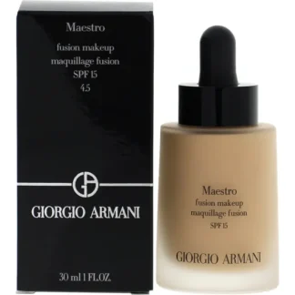 Giorgio Armani Maestro Fusion Makeup SPF 15 - 4.5 Light-Neutral by Giorgio Armani for Women - 1 oz Foundation - Fresh Bloom Skin - Premium Skincare Solutions for Nourished, Hydrated, and Radiant Skin Every Day