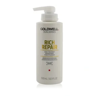 Goldwell Dual Senses Rich Repair 60Sec Treatment (Regeneration For Damaged Hair) 500ml/16.9oz - Fresh Bloom Skin - Premium Skincare Solutions for Nourished, Hydrated, and Radiant Skin Every Day