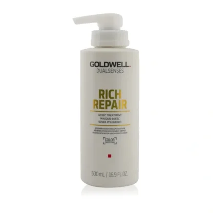 Goldwell Dual Senses Rich Repair 60Sec Treatment (Regeneration For Damaged Hair) 500ml/16.9oz - Fresh Bloom Skin - Premium Skincare Solutions for Nourished, Hydrated, and Radiant Skin Every Day