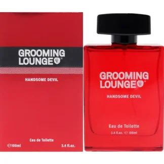 Grooming Lounge Handsome Devil by Grooming Lounge for Men - 3.4 oz EDT Spray - Fresh Bloom Skin - Premium Skincare Solutions for Nourished, Hydrated, and Radiant Skin Every Day