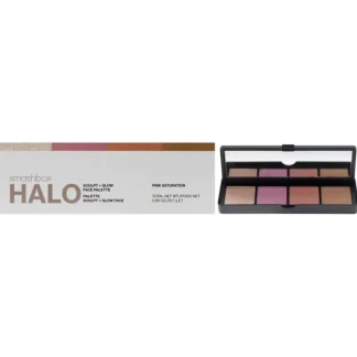 Halo Sculpt Plus Glow Face Palette - Pink Saturation by SmashBox for Women - 0.55 oz Makeup - Fresh Bloom Skin - Premium Skincare Solutions for Nourished, Hydrated, and Radiant Skin Every Day