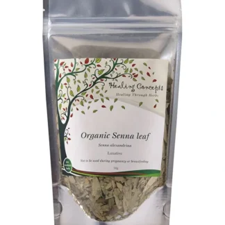Healing Concepts Teas Healing Concepts Organic Senna Leaf 40g - Fresh Bloom Skin - Premium Skincare Solutions for Nourished, Hydrated, and Radiant Skin Every Day