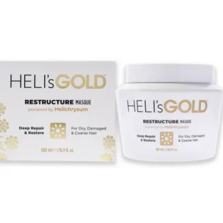 Helis Gold Restructure Masque by Helis Gold for Unisex - 16.9 oz Masque - Fresh Bloom Skin - Premium Skincare Solutions for Nourished, Hydrated, and Radiant Skin Every Day