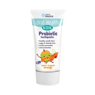 Henry Blooms Oral Health Kids Probiotic Toothpaste Super Organic Orange 50g - Fresh Bloom Skin - Premium Skincare Solutions for Nourished, Hydrated, and Radiant Skin Every Day