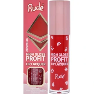 High Gloss Profit Lip Lacquer - Ethereum by Rude Cosmetics for Women - 0.141 oz Lip Gloss - Fresh Bloom Skin - Premium Skincare Solutions for Nourished, Hydrated, and Radiant Skin Every Day