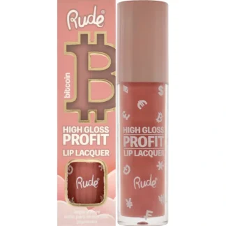 High Gloss Profit Lip Lacquer - Bitcoin by Rude Cosmetics for Women - 0.141 oz Lip Gloss - Fresh Bloom Skin - Premium Skincare Solutions for Nourished, Hydrated, and Radiant Skin Every Day
