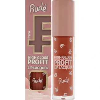 High Gloss Profit Lip Lacquer - Frank by Rude Cosmetics for Women - 0.141 oz Lip Gloss - Fresh Bloom Skin - Premium Skincare Solutions for Nourished, Hydrated, and Radiant Skin Every Day