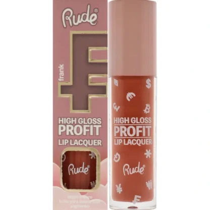 High Gloss Profit Lip Lacquer - Frank by Rude Cosmetics for Women - 0.141 oz Lip Gloss - Fresh Bloom Skin - Premium Skincare Solutions for Nourished, Hydrated, and Radiant Skin Every Day