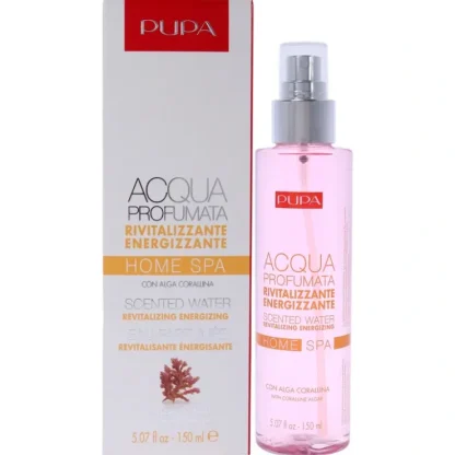 Home Spa Revitalizing Energizing Scented Water - 004 Coralline Algae by Pupa Milano for Unisex - 5.07 oz Body Mist - Fresh Bloom Skin - Premium Skincare Solutions for Nourished, Hydrated, and Radiant Skin Every Day
