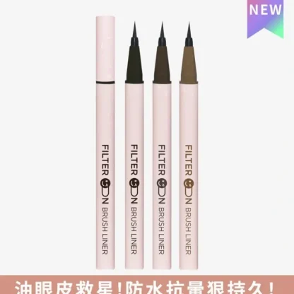 I'M MEME FILTER ON BRUSH LINER *3 shades are available?#liquid eyeliner 1pc?0.6g 03 Brown - Fixe - Fresh Bloom Skin - Premium Skincare Solutions for Nourished, Hydrated, and Radiant Skin Every Day