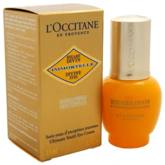 Immortelle Divine Eye Balm by LOccitane for Unisex - 0.5 oz Balm - Fresh Bloom Skin - Premium Skincare Solutions for Nourished, Hydrated, and Radiant Skin Every Day