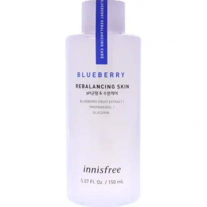 Innisfree Blueberry Rebalancing Toner by Innisfree for Unisex - 5.07 oz Toner - Fresh Bloom Skin - Premium Skincare Solutions for Nourished, Hydrated, and Radiant Skin Every Day