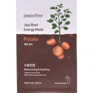 Innisfree Jeju Root Energy Mask - Potato by Innisfree for Unisex - 0.84 oz Mask - Fresh Bloom Skin - Premium Skincare Solutions for Nourished, Hydrated, and Radiant Skin Every Day