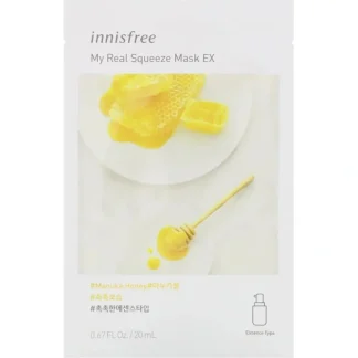 Innisfree My Real Squeeze Mask - Manuka Honey 20ml - Fresh Bloom Skin - Premium Skincare Solutions for Nourished, Hydrated, and Radiant Skin Every Day