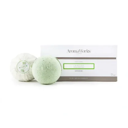Inspire AromaBomb Duo by Aromaworks for Unisex - 2 x 8.81 oz Bath Bomb - Fresh Bloom Skin - Premium Skincare Solutions for Nourished, Hydrated, and Radiant Skin Every Day