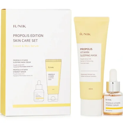 iUNIK Propolis Edition Skin Care Set 2pcs - Fresh Bloom Skin - Premium Skincare Solutions for Nourished, Hydrated, and Radiant Skin Every Day