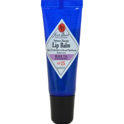 Jack Black Intense Therapy Lip Balm SPF 25 - Black Tea and Blackberry by Jack Black for Men - 0.25 oz Lip Balm - Fresh Bloom Skin - Premium Skincare Solutions for Nourished, Hydrated, and Radiant Skin Every Day
