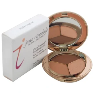 Jane Iredale PurePressed Eyeshadow Triple - Triple Cognac by Jane Iredale for Women - 0.1 oz Eyeshadow - Fresh Bloom Skin - Premium Skincare Solutions for Nourished, Hydrated, and Radiant Skin Every Day