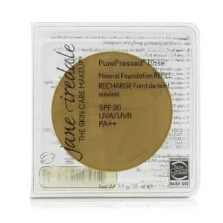 Jane Iredale PurePressed Base Mineral Foundation Refill SPF 20 - Golden Glow 9.9g/0.35oz - Fresh Bloom Skin - Premium Skincare Solutions for Nourished, Hydrated, and Radiant Skin Every Day
