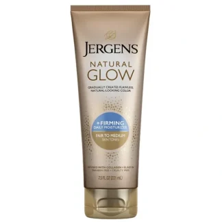 Jergens Natural Glow Skin Firming Moisturiser 221ml Fair To Medium - Fresh Bloom Skin - Premium Skincare Solutions for Nourished, Hydrated, and Radiant Skin Every Day