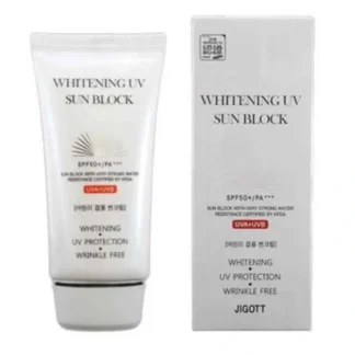 Jigott Whitening UV Sun Block SPF50+/PA+++ 70ml - Fresh Bloom Skin - Premium Skincare Solutions for Nourished, Hydrated, and Radiant Skin Every Day