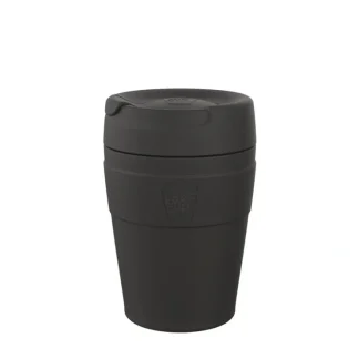 KeepCup Helix Thermal Stainless Steel Reusable Cup M/12oz/340ml - Black Fixed Size - Fresh Bloom Skin - Premium Skincare Solutions for Nourished, Hydrated, and Radiant Skin Every Day
