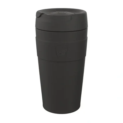 KeepCup Helix Thermal Stainless Steel Reusable Cup L/16oz/454ml - Black Fixed Size - Fresh Bloom Skin - Premium Skincare Solutions for Nourished, Hydrated, and Radiant Skin Every Day