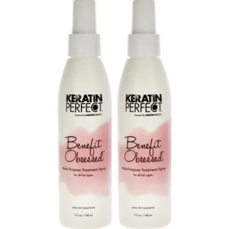 Keratin Benefit Obsessed Treatment Spray by Keratin Perfect for Unisex - 5 oz Treatment - Pack of 2 - Fresh Bloom Skin - Premium Skincare Solutions for Nourished, Hydrated, and Radiant Skin Every Day