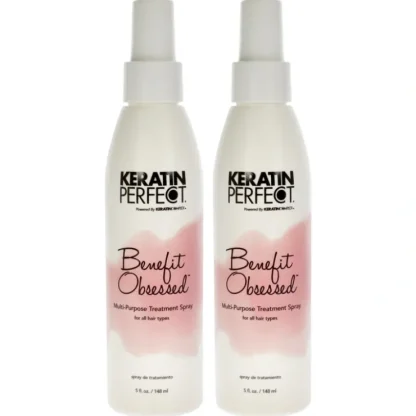 Keratin Benefit Obsessed Treatment Spray by Keratin Perfect for Unisex - 5 oz Treatment - Pack of 2 - Fresh Bloom Skin - Premium Skincare Solutions for Nourished, Hydrated, and Radiant Skin Every Day