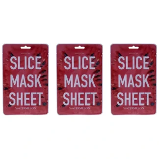 Kocostar Slice Sheet Mask - Watermelon by Kocostar for Unisex - 1 Pc Mask - Pack of 3 - Fresh Bloom Skin - Premium Skincare Solutions for Nourished, Hydrated, and Radiant Skin Every Day