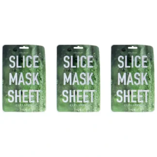 Kocostar Slice Sheet Mask - Cucumber by Kocostar for Unisex - 1 Pc Mask - Pack of 3 - Fresh Bloom Skin - Premium Skincare Solutions for Nourished, Hydrated, and Radiant Skin Every Day