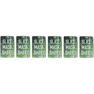 Kocostar Slice Sheet Mask - Cucumber by Kocostar for Unisex - 1 Pc Mask - Pack of 6 - Fresh Bloom Skin - Premium Skincare Solutions for Nourished, Hydrated, and Radiant Skin Every Day