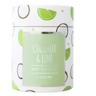 La'Bang Body Wood Wick Candle - Coconut & Lime - Fresh Bloom Skin - Premium Skincare Solutions for Nourished, Hydrated, and Radiant Skin Every Day