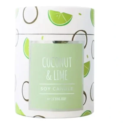 La'Bang Body Wood Wick Candle - Coconut & Lime - Fresh Bloom Skin - Premium Skincare Solutions for Nourished, Hydrated, and Radiant Skin Every Day