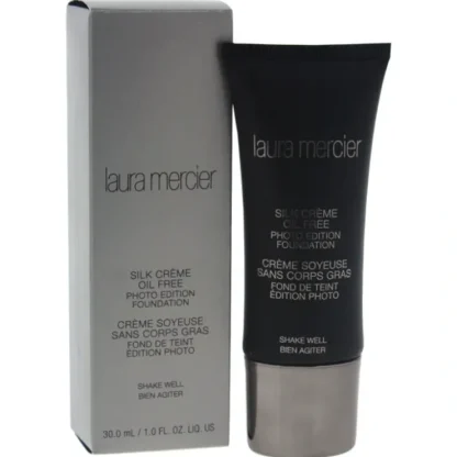 Laura Mercier Silk Creme Oil-Free Photo Edition - Medium Ivory by Laura Mercier for Women - 1 oz Foundation - Fresh Bloom Skin - Premium Skincare Solutions for Nourished, Hydrated, and Radiant Skin Every Day
