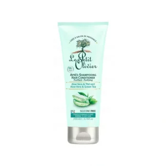 Le Petit Olivier Aloe Vera & Green Tea Hair Conditioner - Normal to Oily Hair 200ml Fixed Size - Fresh Bloom Skin - Premium Skincare Solutions for Nourished, Hydrated, and Radiant Skin Every Day