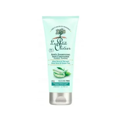 Le Petit Olivier Aloe Vera & Green Tea Hair Conditioner - Normal to Oily Hair 200ml Fixed Size - Fresh Bloom Skin - Premium Skincare Solutions for Nourished, Hydrated, and Radiant Skin Every Day