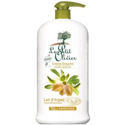 Le Petit Olivier Shower Cream Argan milk 750 ml Fixed Size - Fresh Bloom Skin - Premium Skincare Solutions for Nourished, Hydrated, and Radiant Skin Every Day