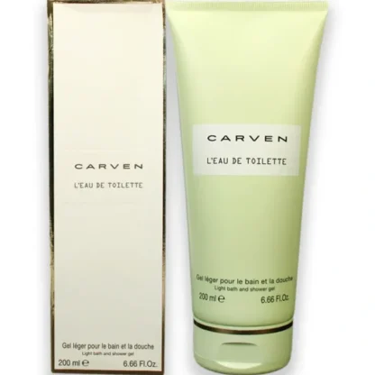 Leau De Toilette by Carven for Women - 6.66 oz Shower Gel - Fresh Bloom Skin - Premium Skincare Solutions for Nourished, Hydrated, and Radiant Skin Every Day
