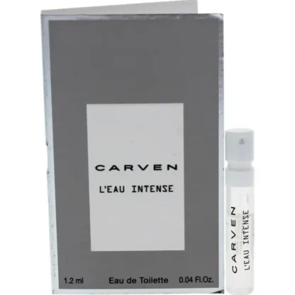 LEau Intense by Carven for Men - 1.2 ml EDT Spray Vial (Mini) - Fresh Bloom Skin - Premium Skincare Solutions for Nourished, Hydrated, and Radiant Skin Every Day